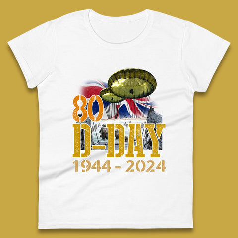 D-Day 1944-2024 Womens T-Shirt