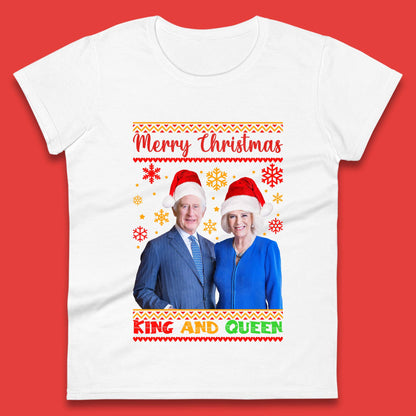 King And Queen Christmas Womens T-Shirt