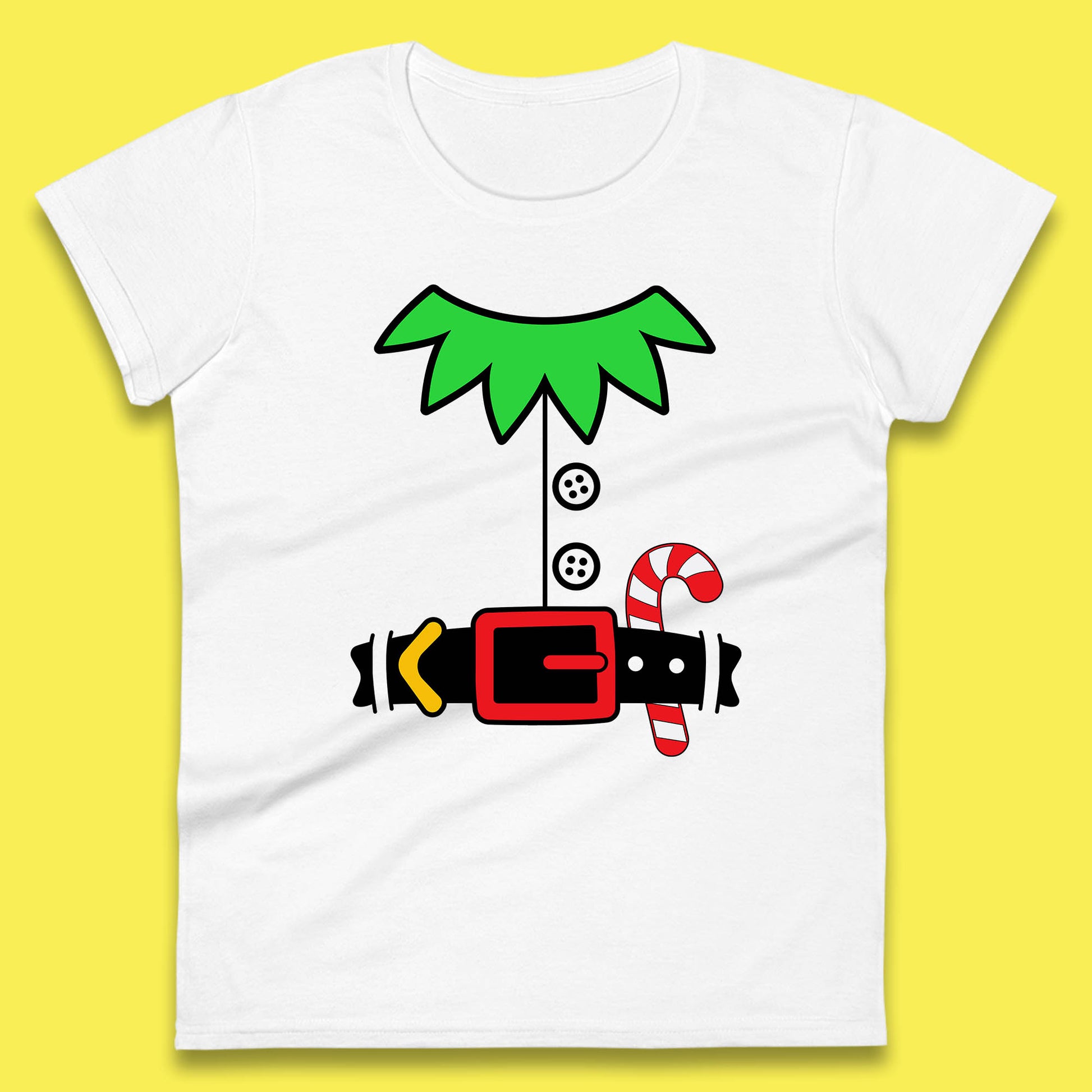 christmas elf costume womens t shirt