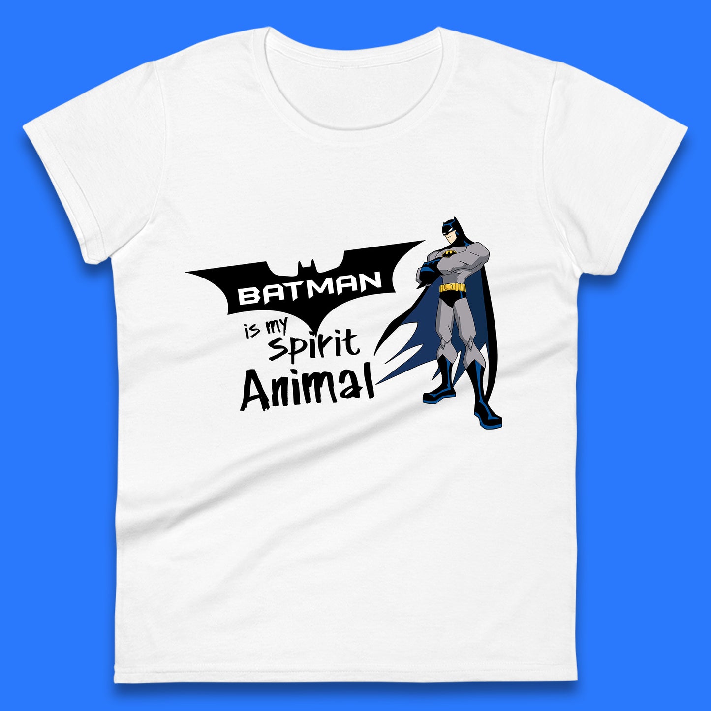 Batman Is My Spirit Animal DC Comics Batman Basic Logo Superhero Dc Movie Character Womens Tee Top