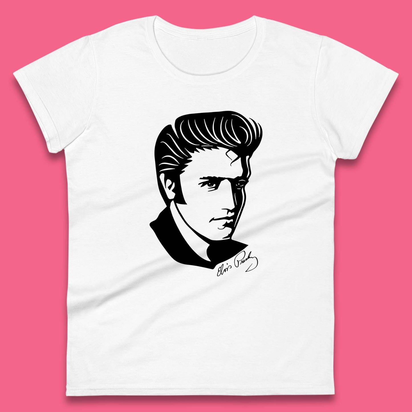 Elvis Presley American Singer King Of Rock And Roll Elvis Presley Lovers Womens Tee Top