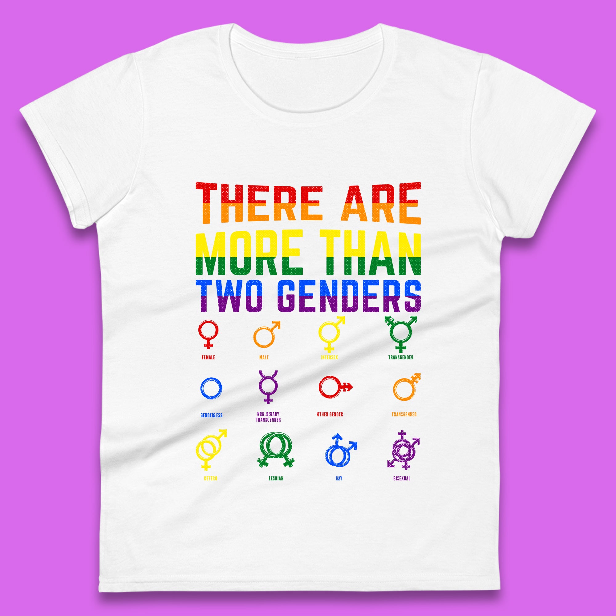 There Are More Than Two Genders Womens T-Shirt