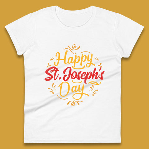Happy St. Joseph's Day Womens T-Shirt