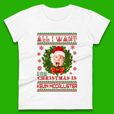 Kevin McCallister Christmas Womens T-Shirt