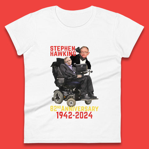 Stephen Hawking Womens T-Shirt