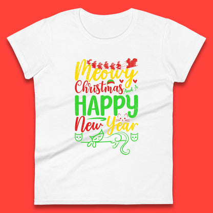 meowy christmas t shirt