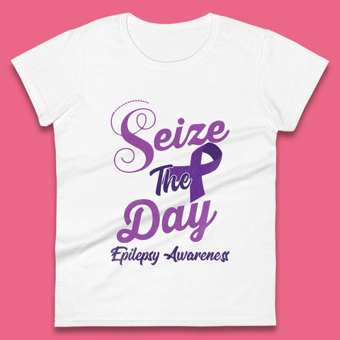 Seize the Day Epilepsy Awareness Womens T-Shirt