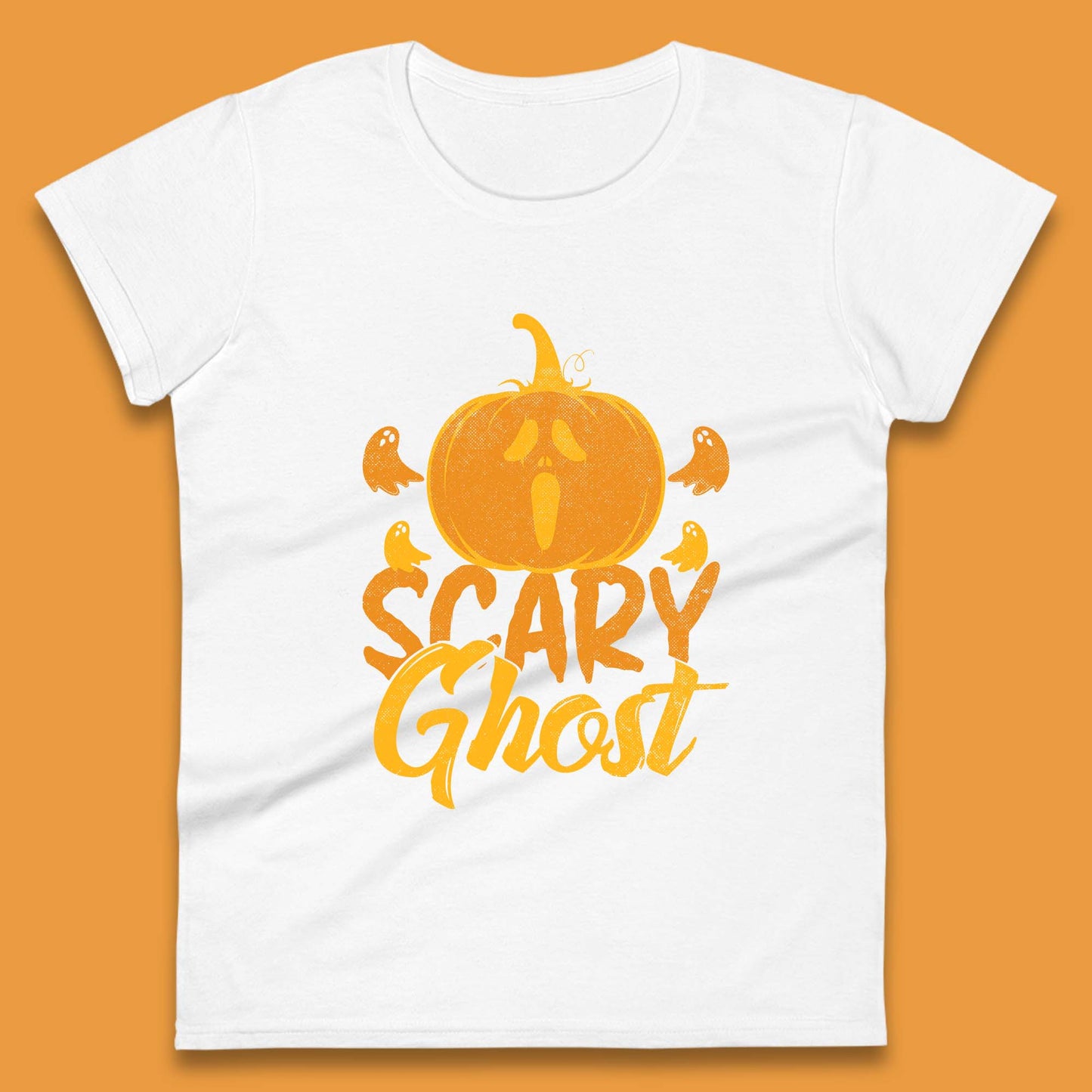 Scary Ghost Halloween Scream Ghost Face Horror Scary Pumpkin Ghostface Womens Tee Top