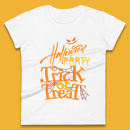 Happy Halloween Trick Or Treat Horror Scary Spooky Vibes Womens Tee Top