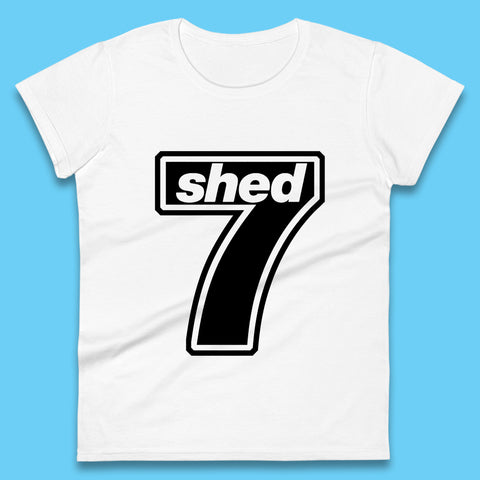 Shed Seven Rock Band Shed 7 Going For Gold Album Promo Alternative Indie Rock Britpop Band Womens Tee Top