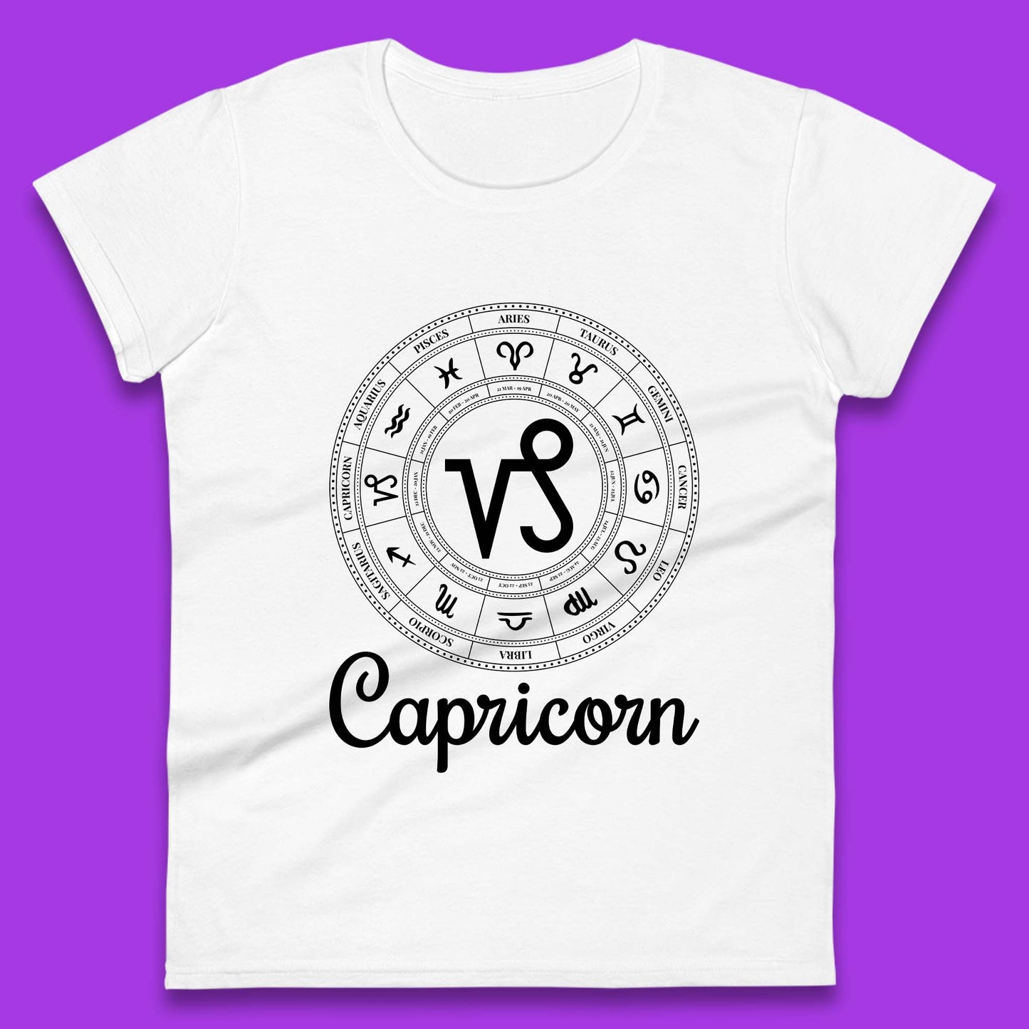 Capricorn Horoscope 2024 Ladies T Shirt