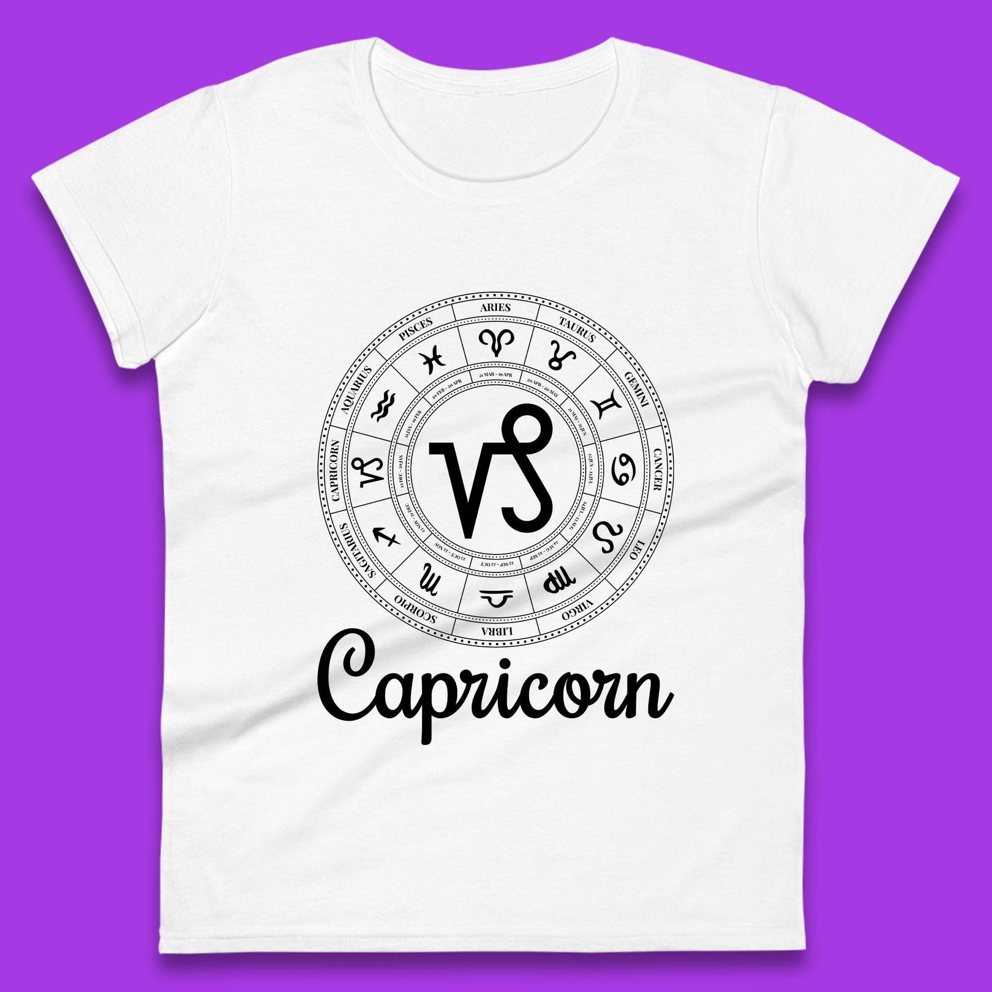 Capricorn Horoscope 2024 Ladies T Shirt