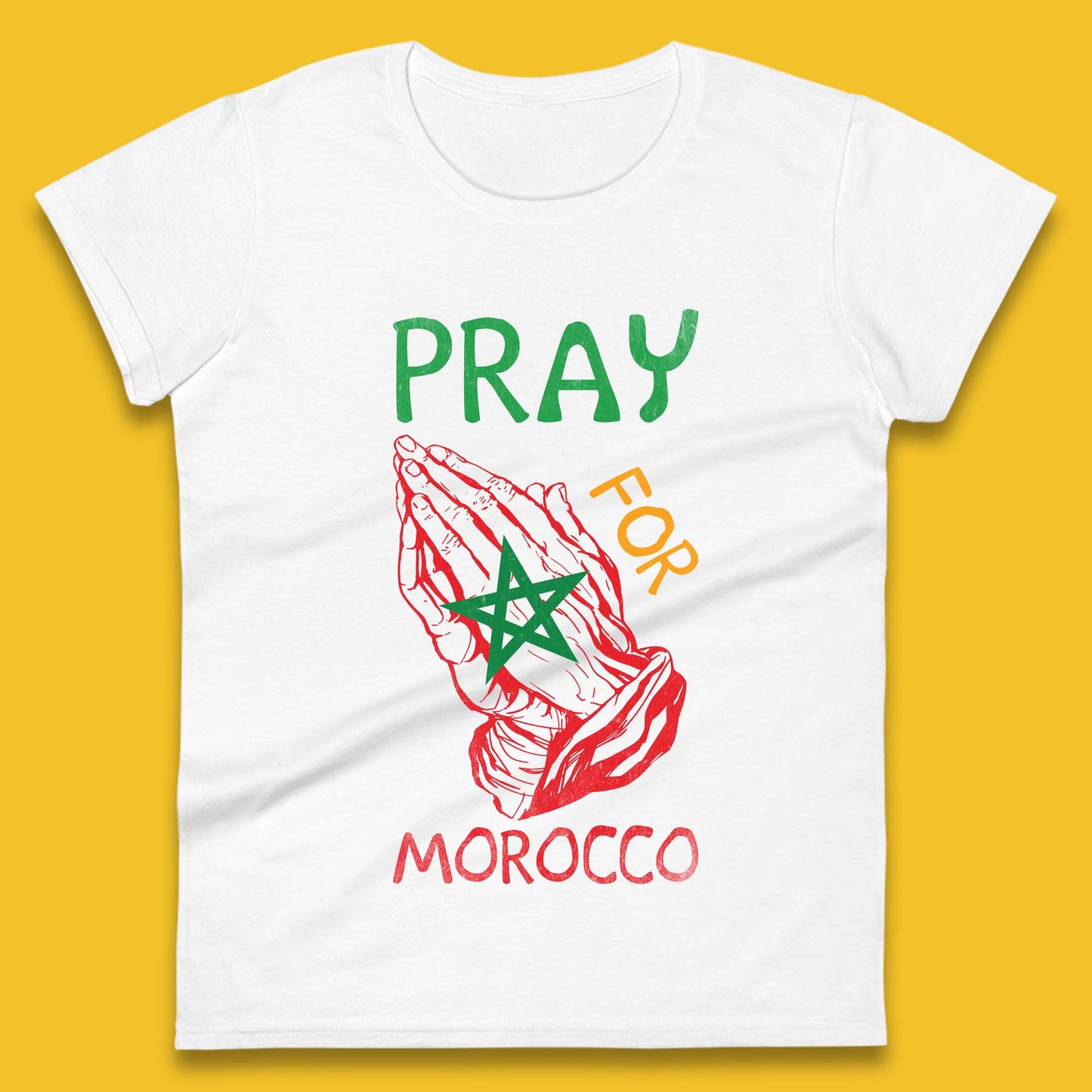 Pray For Morocco Stand With Morocco Support Morocco Stay Strong Morocco Earthquake Womens Tee Top
