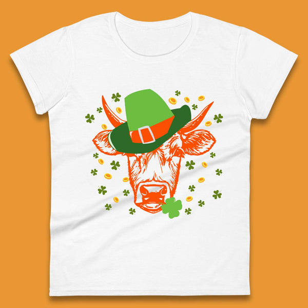St Patrick's Cow Womens T-Shirt