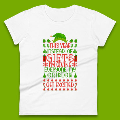 christmas elf womens t shirt