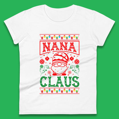 grandfather christmas womens t shirt