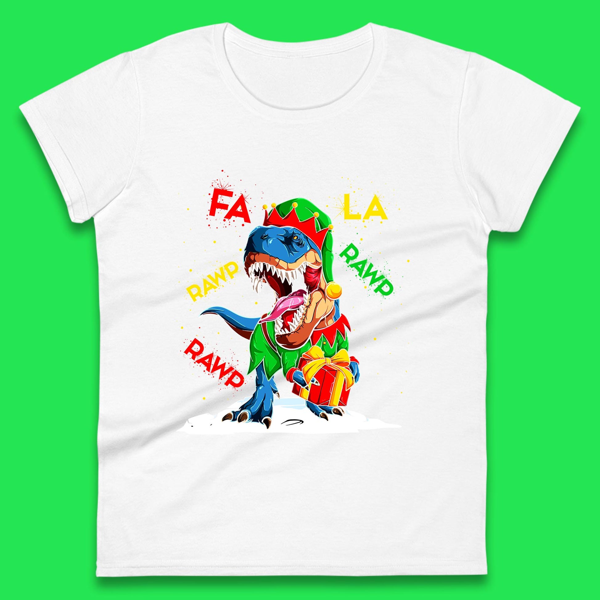 dinosaur christmas t shirt