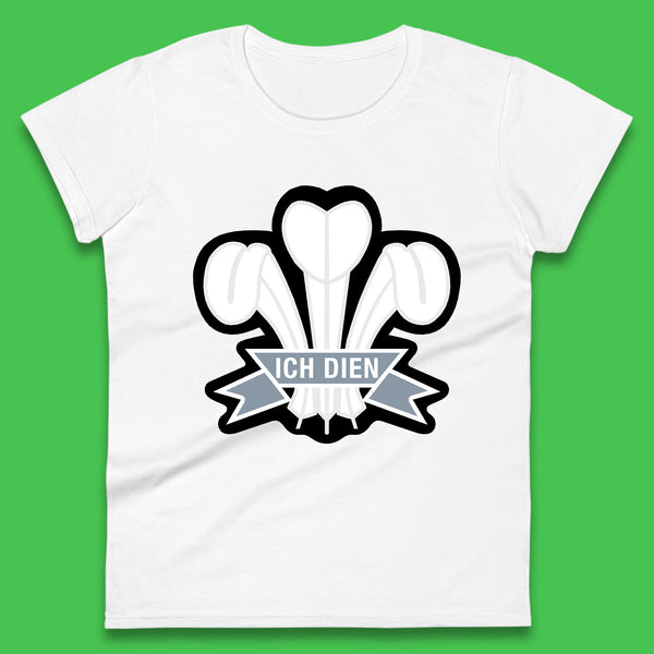 Vintage Wales Rugby Retro Style Wales National Rugby Union Team Welsh Rugby Union Womens Tee Top
