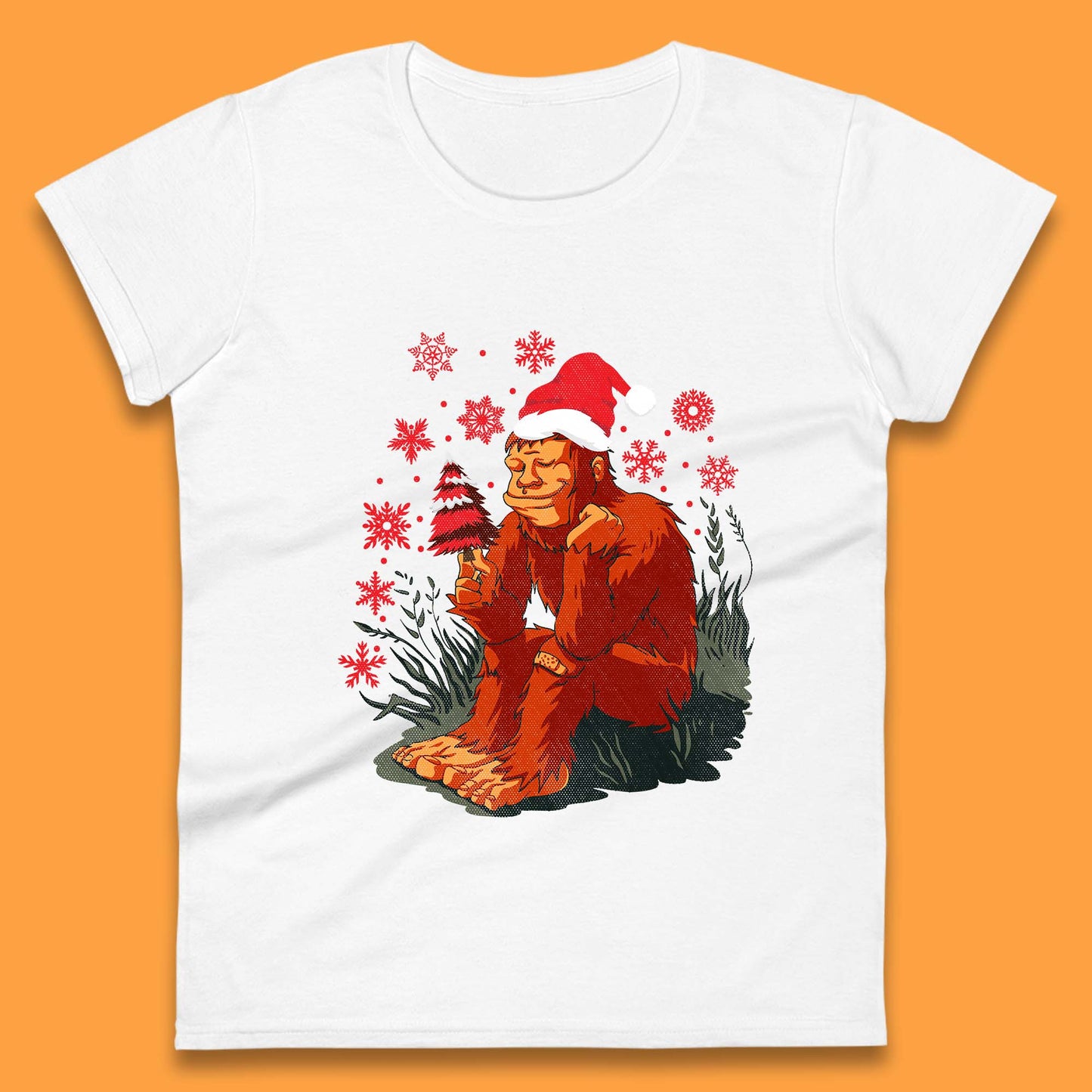 bigfoot christmas shirt