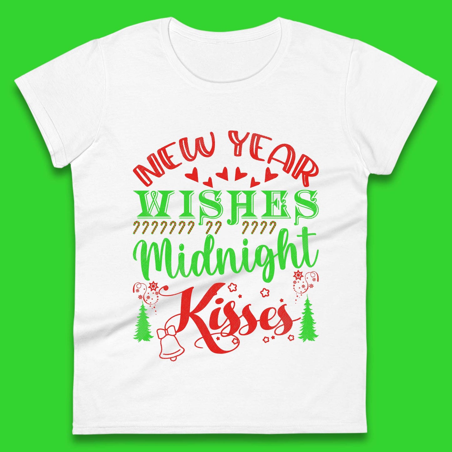 new year wishes christmas womens t shirt