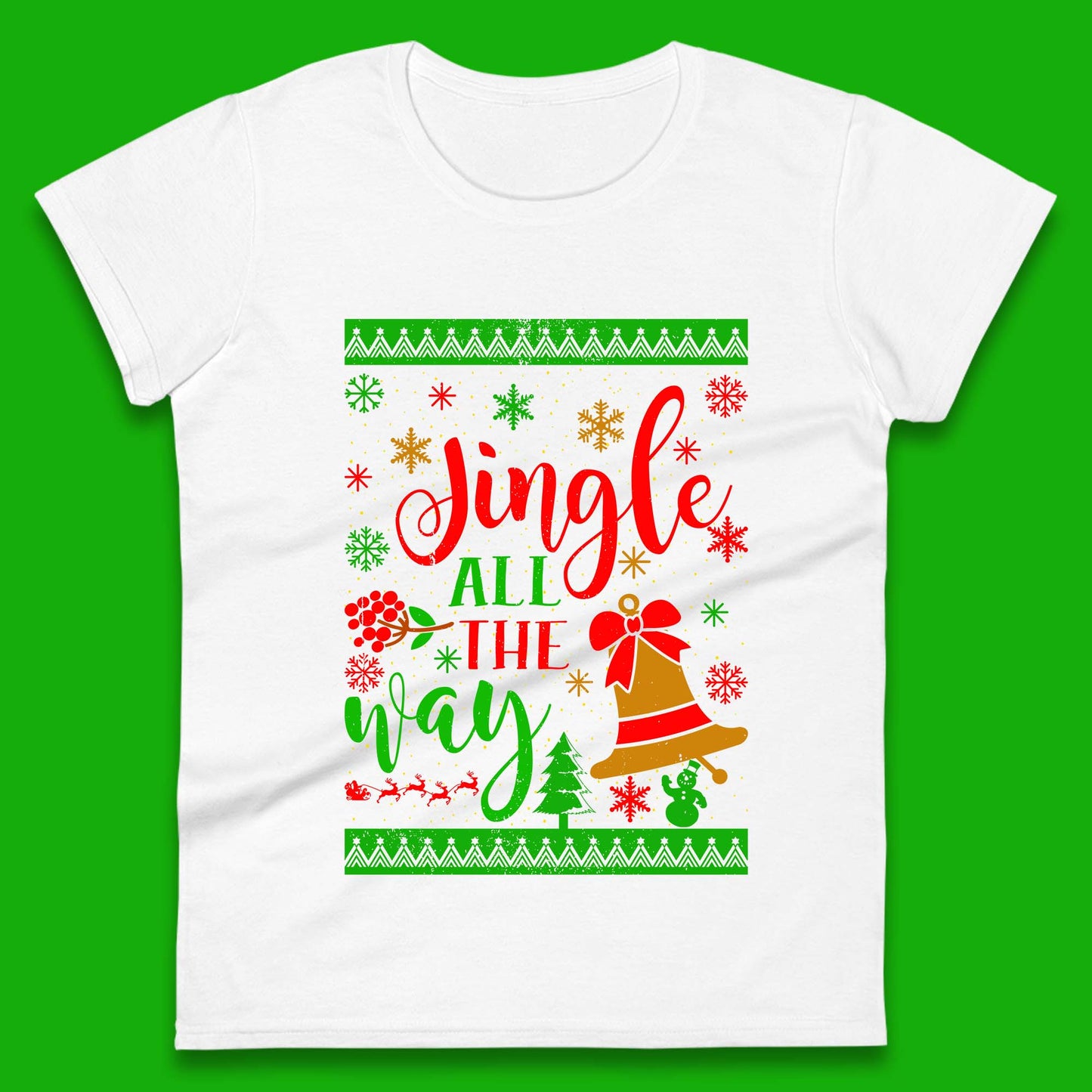 Christmas Jingle Womens T-Shirt