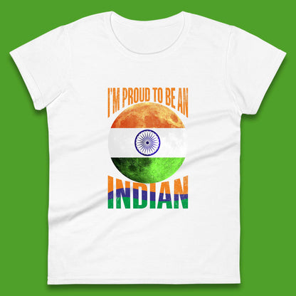 I'm Proud To Be An Indian Chandrayaan-3 Soft Landing To The Moon Womens Tee Top