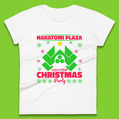 nakatomi plaza christmas womens t shirt