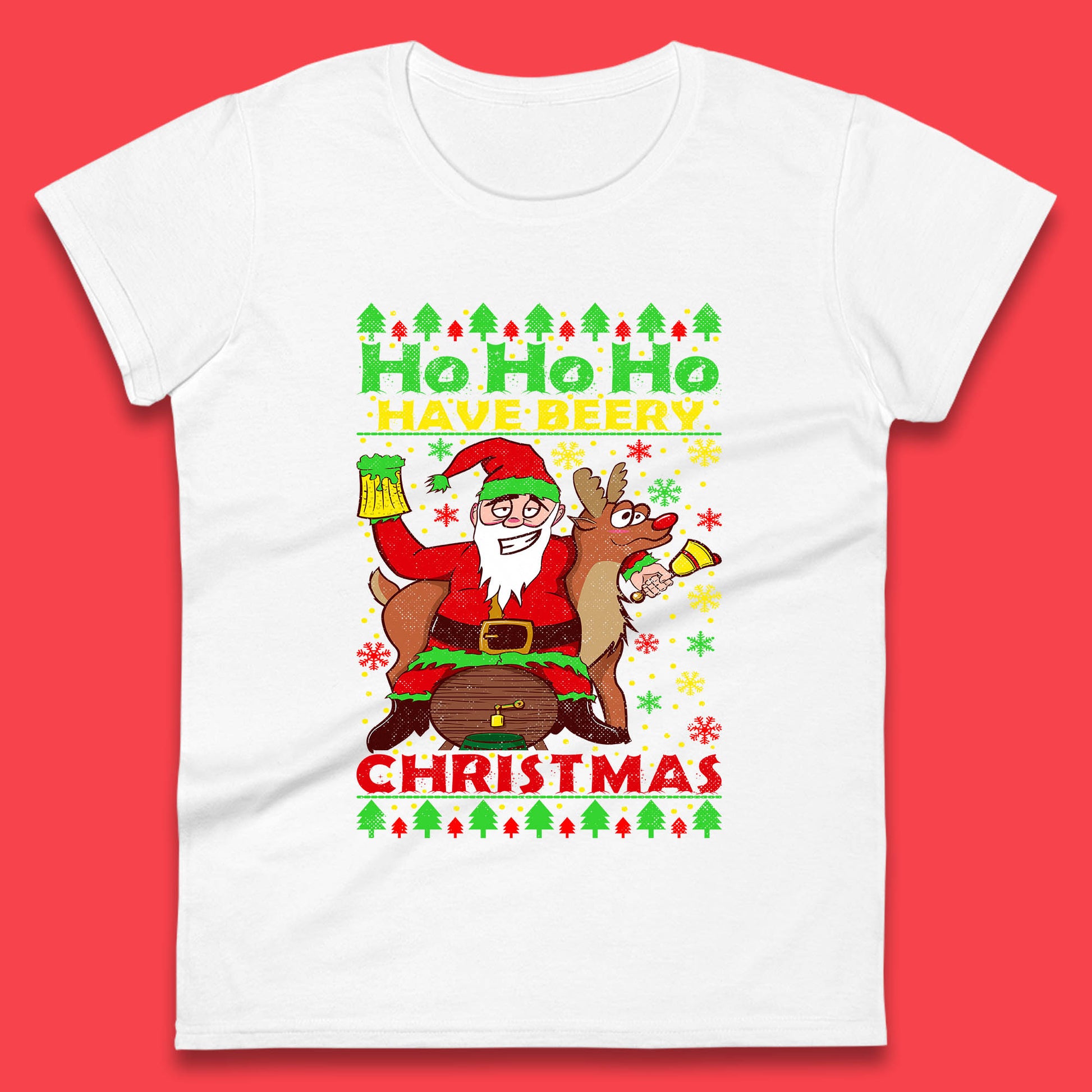 beery christmas womens tee