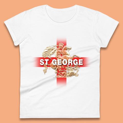 St George & The Dragon Womens T-Shirt