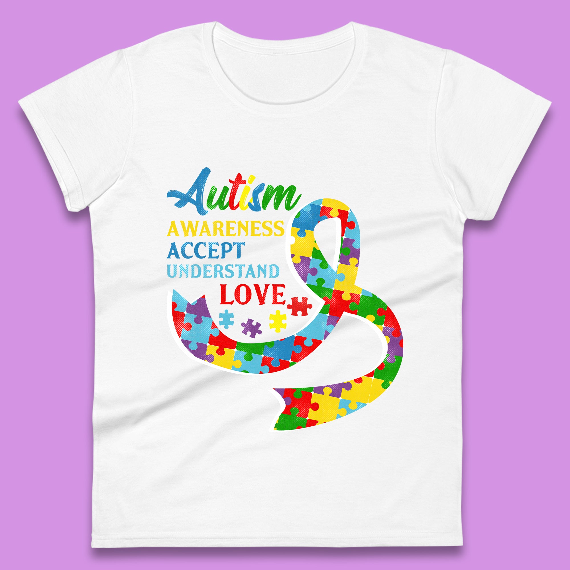 Autism Awareness Womens T-Shirt