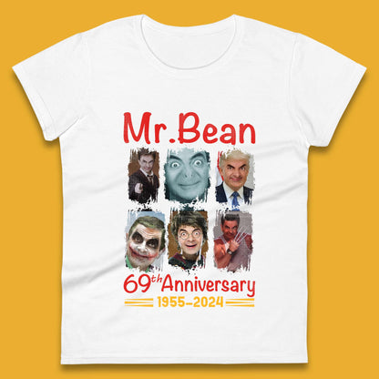Mr. Bean 69th Anniversary Womens T-Shirt