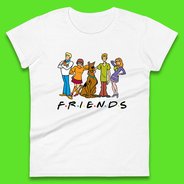 Cartoon Friends Scooby Doo Friends Animated Films Womens Tee Top