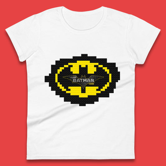 The Lego Batman Movie Superhero Building Bricks Block DC Comics Batman Master Builder Animated Superhero Comedy Film Womens Tee Top