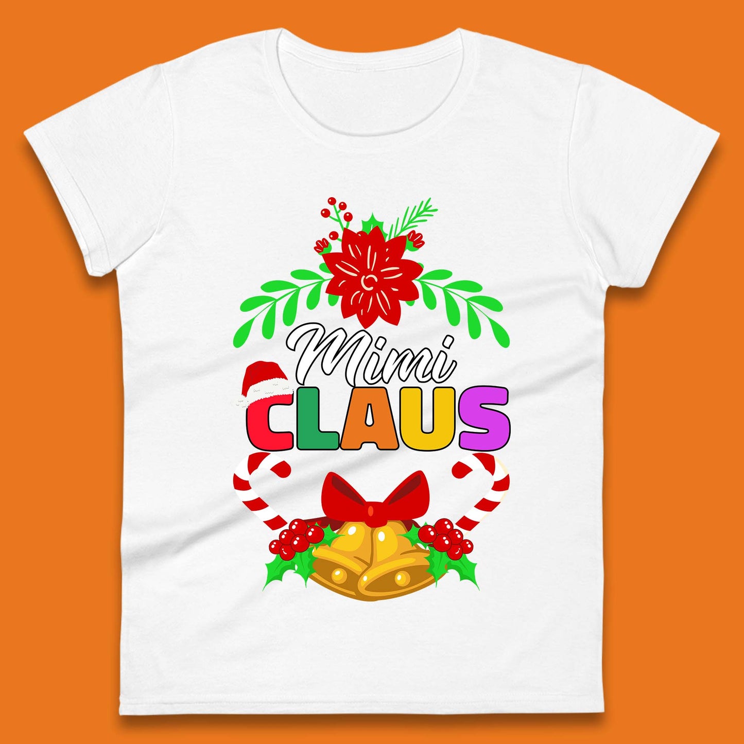 Christmas Mimi Claus Ladies T-Shirt