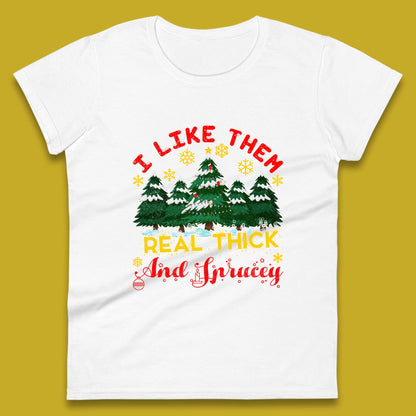 christmas tree women's t shirt