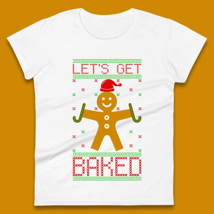 Gingerbread Christmas Ladies T-Shirt