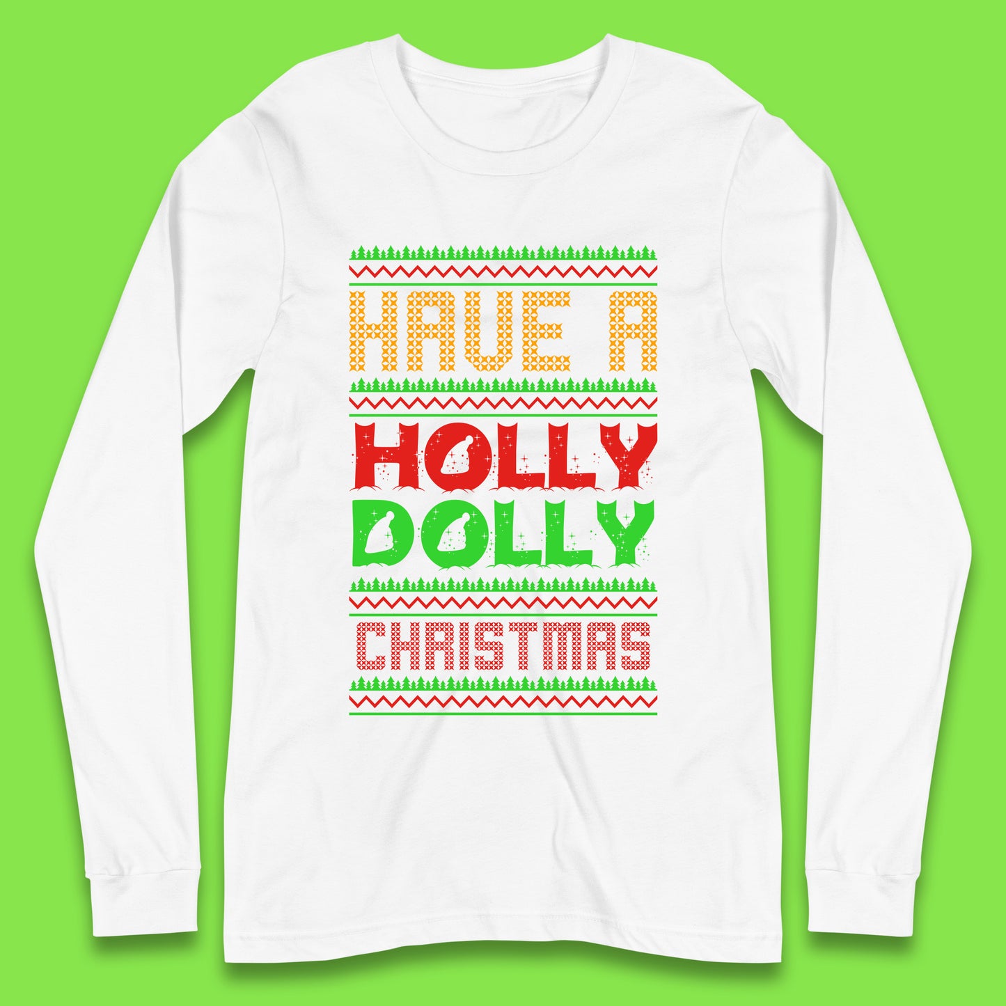 holly dolly christmas long sleeve t shirt