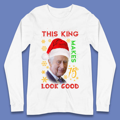 King Charles III Christmas Long Sleeve T-Shirt