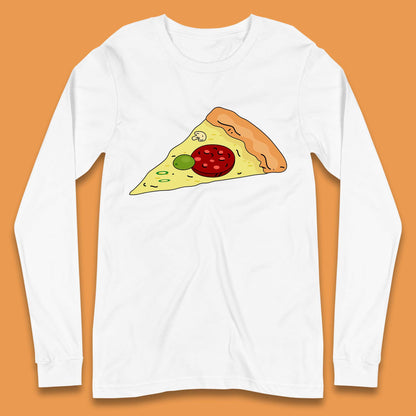 Italian Pizza Slice Pizzaologist Pizza Lover Pizza Holic Pizza Addict Long Sleeve T Shirt
