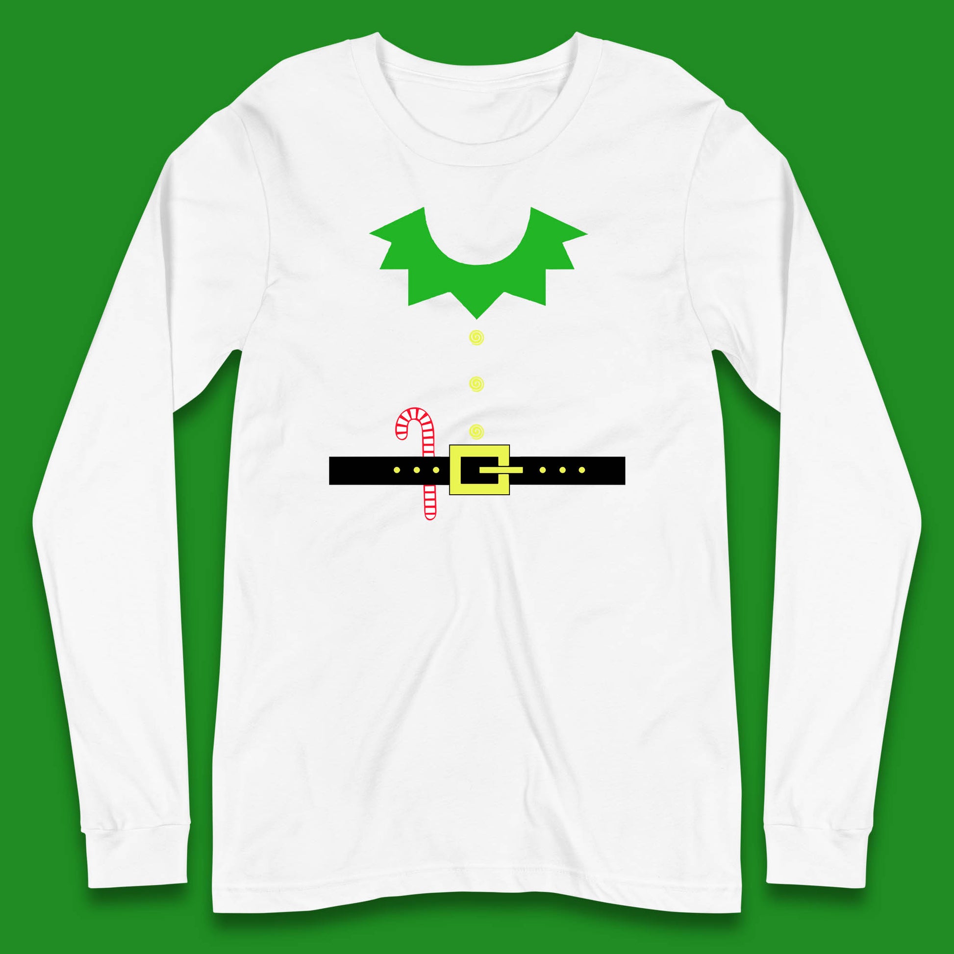 christmas elf costume christmas candy t shirt