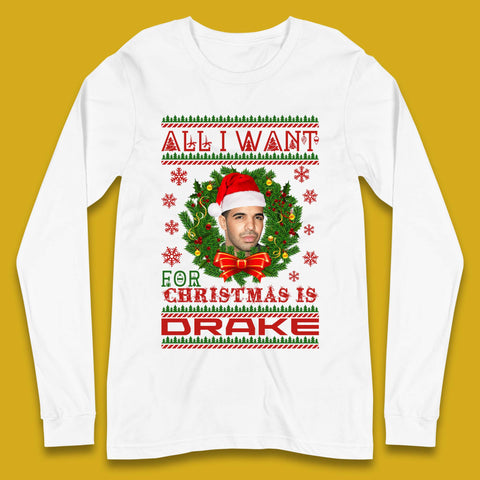 Drake Christmas Long Sleeve T-Shirt