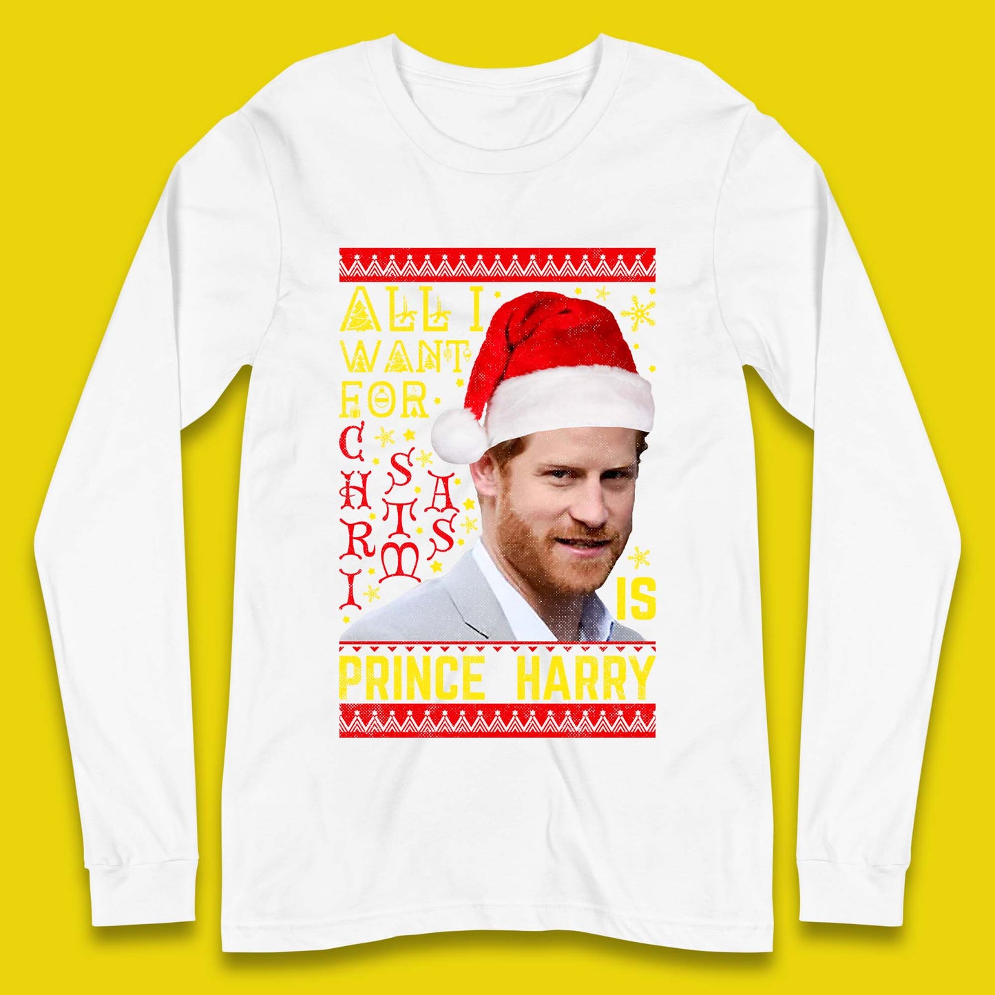 Prince Harry Christmas Long Sleeve T-Shirt