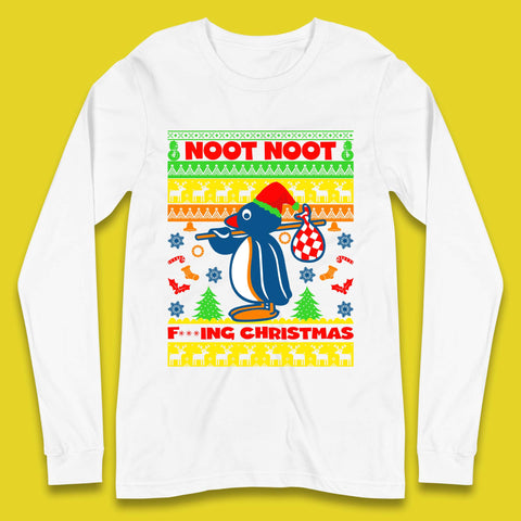 Penguin Noot Noot Christmas Long Sleeve T-Shirt
