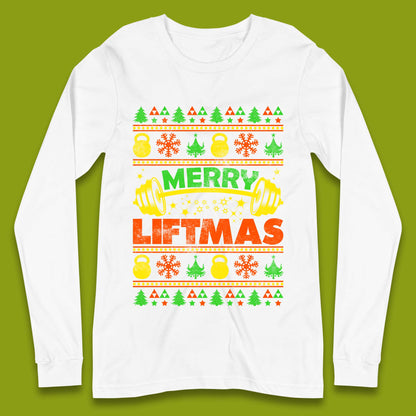 Merry Liftmas Christmas Long Sleeve T-Shirt