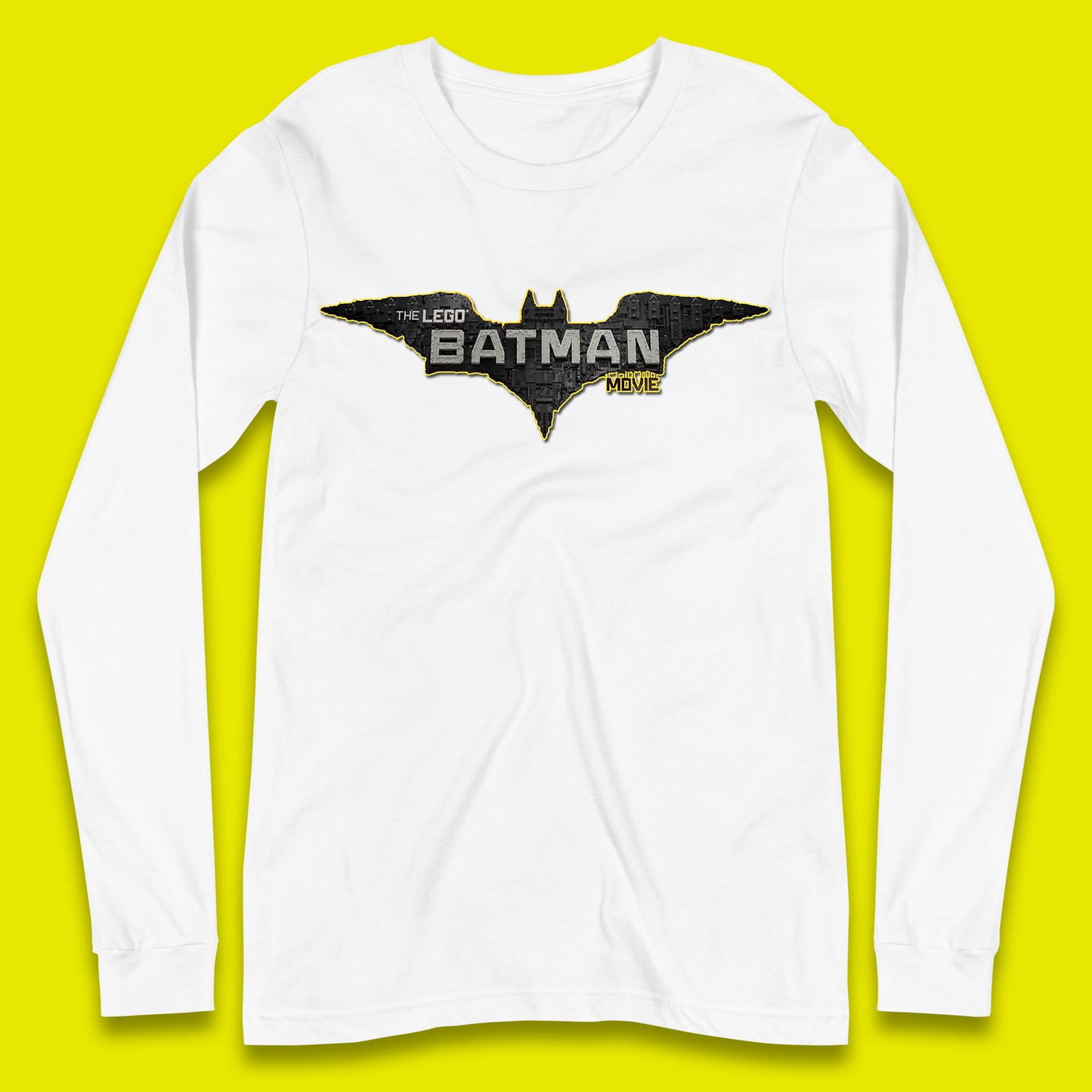 The Lego Batman Movie Computer Animated Superhero Comedy Film DC Comics Lego Batman Long Sleeve T Shirt