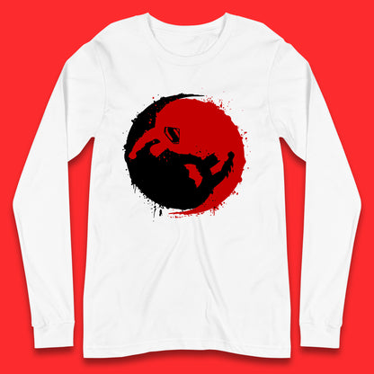 Dc Comics American Superheros Superman And Batman Fictional Movie Character Anime Yin Yang Spoof Long Sleeve T Shirt