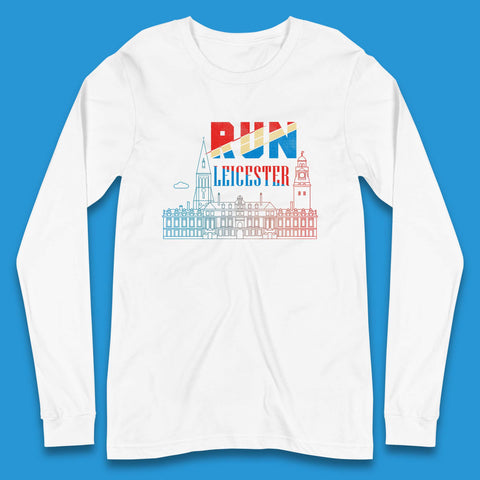 Run Leicester Festival - Souvenir Race Leicester Running Long Sleeve T Shirt