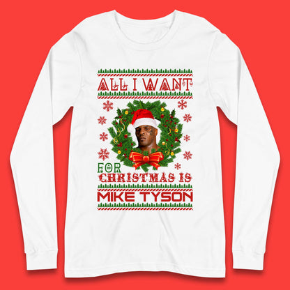 Mike Tyson Christmas Long Sleeve T-Shirt