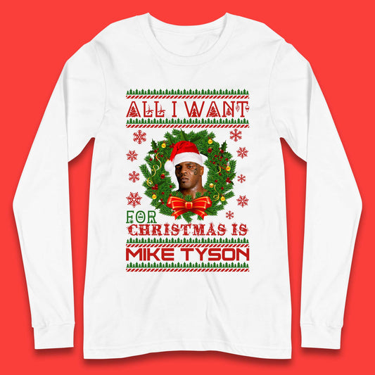 Mike Tyson Christmas Long Sleeve T-Shirt