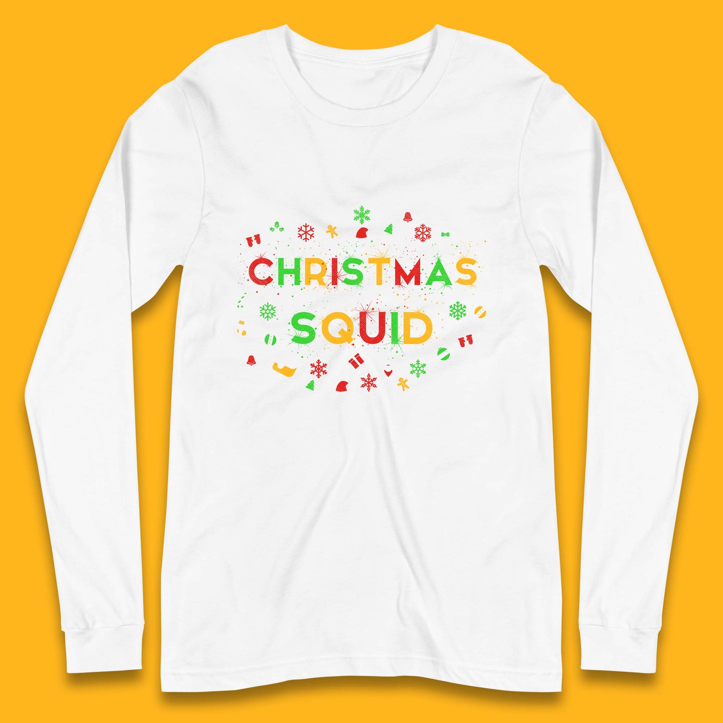 christmas squad matching long sleeve t shirt